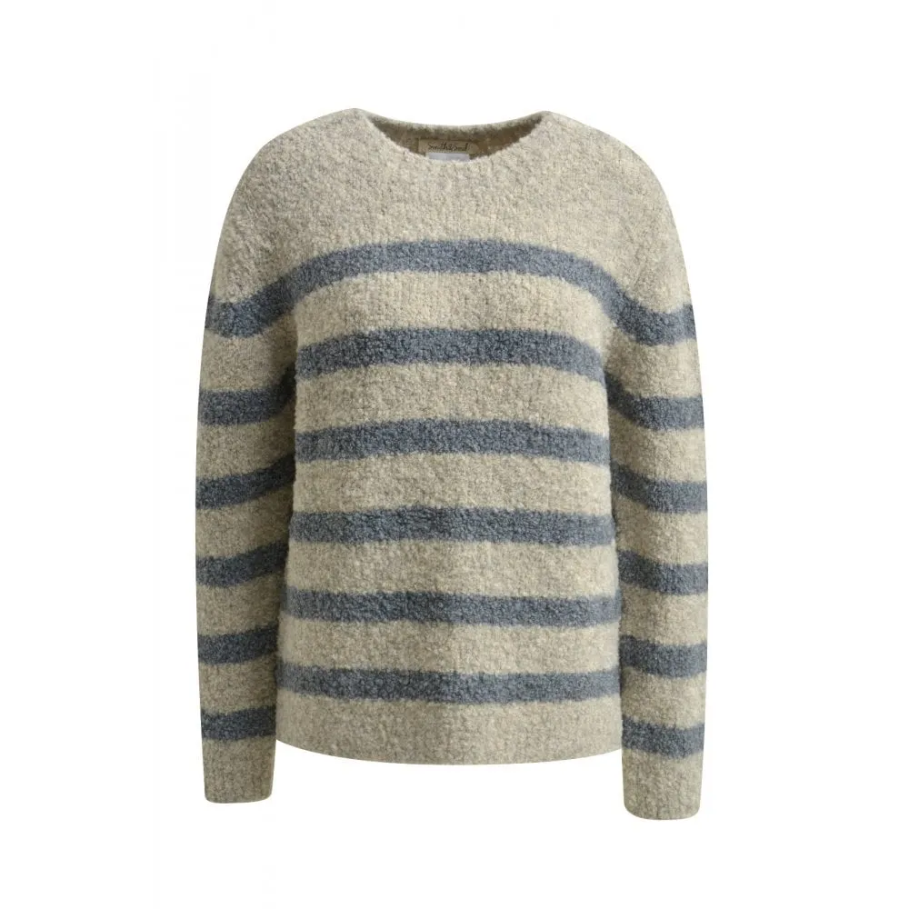 Stripe Round Neck Knit