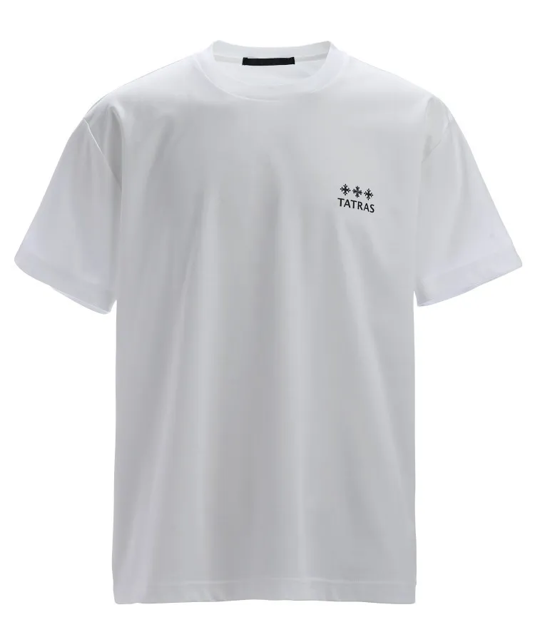 TATRAS  |Plain Cotton Logo T-Shirts