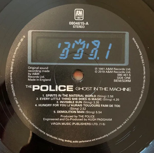 The Police ~ Ghost In The Machine