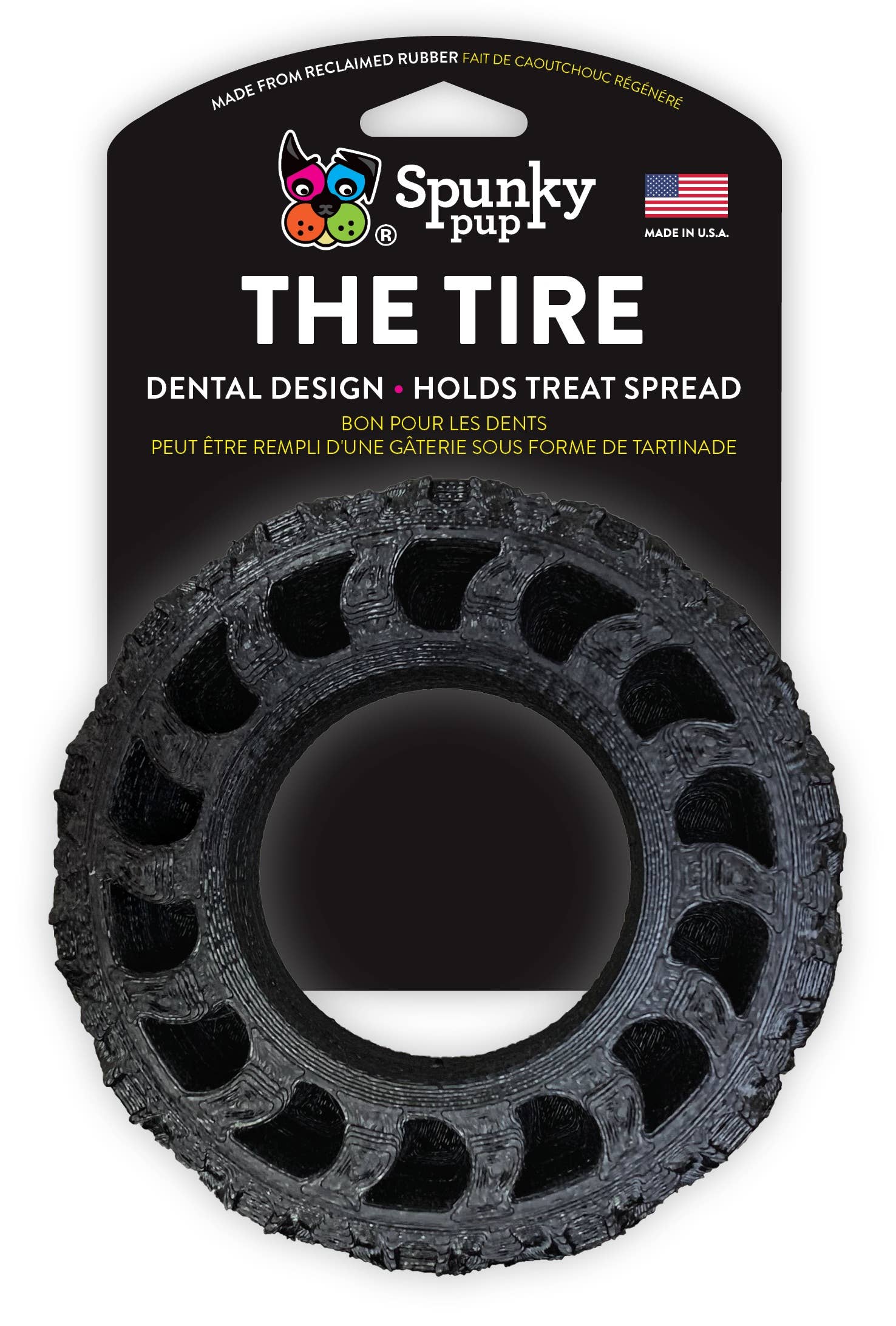 The Tire - Large Reclaimed Rubber Toy - MADE IN THE USA