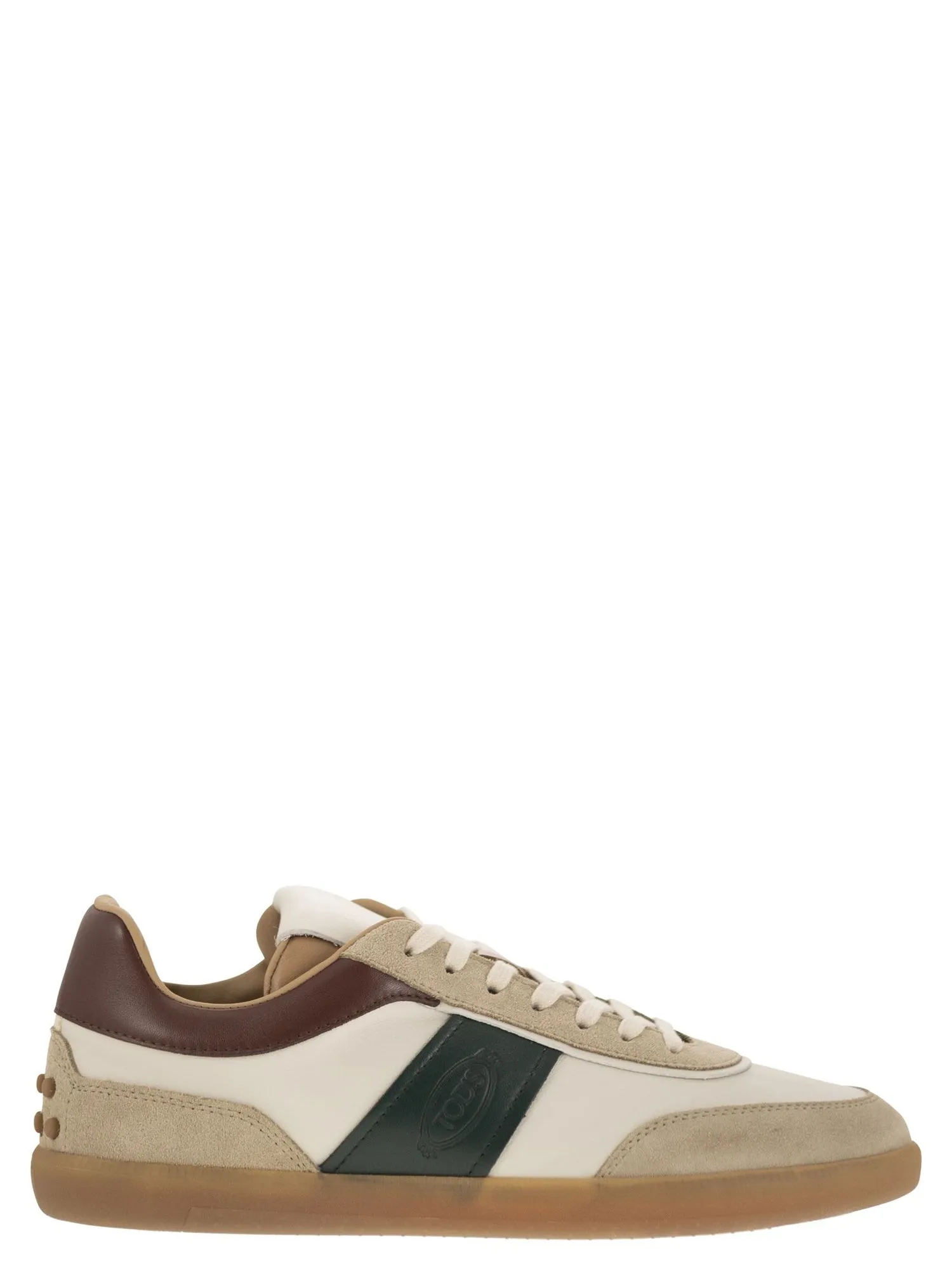 Tod's    Tod's Suede Leather Tabs Sneakers