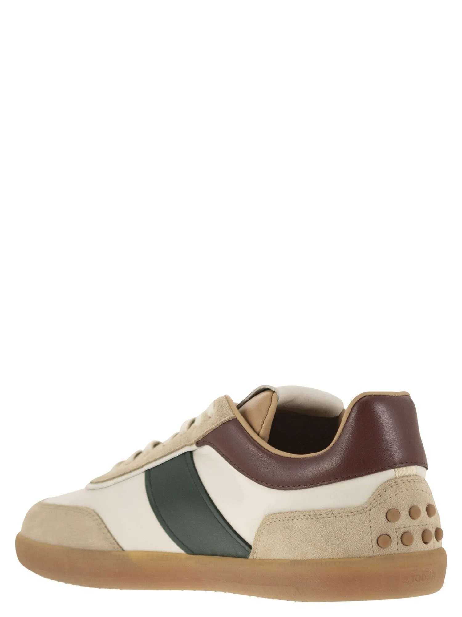 Tod's    Tod's Suede Leather Tabs Sneakers