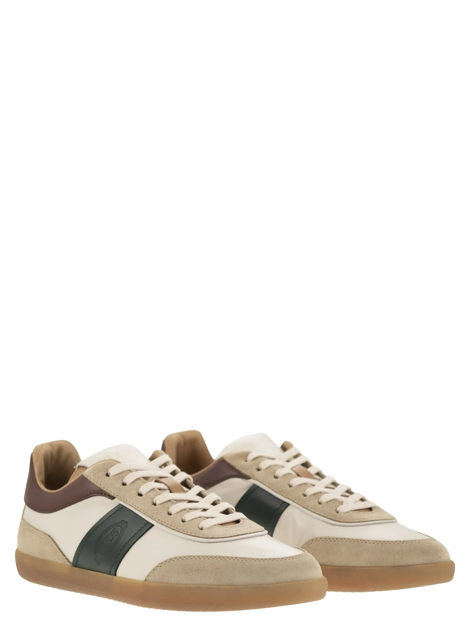 Tod's    Tod's Suede Leather Tabs Sneakers