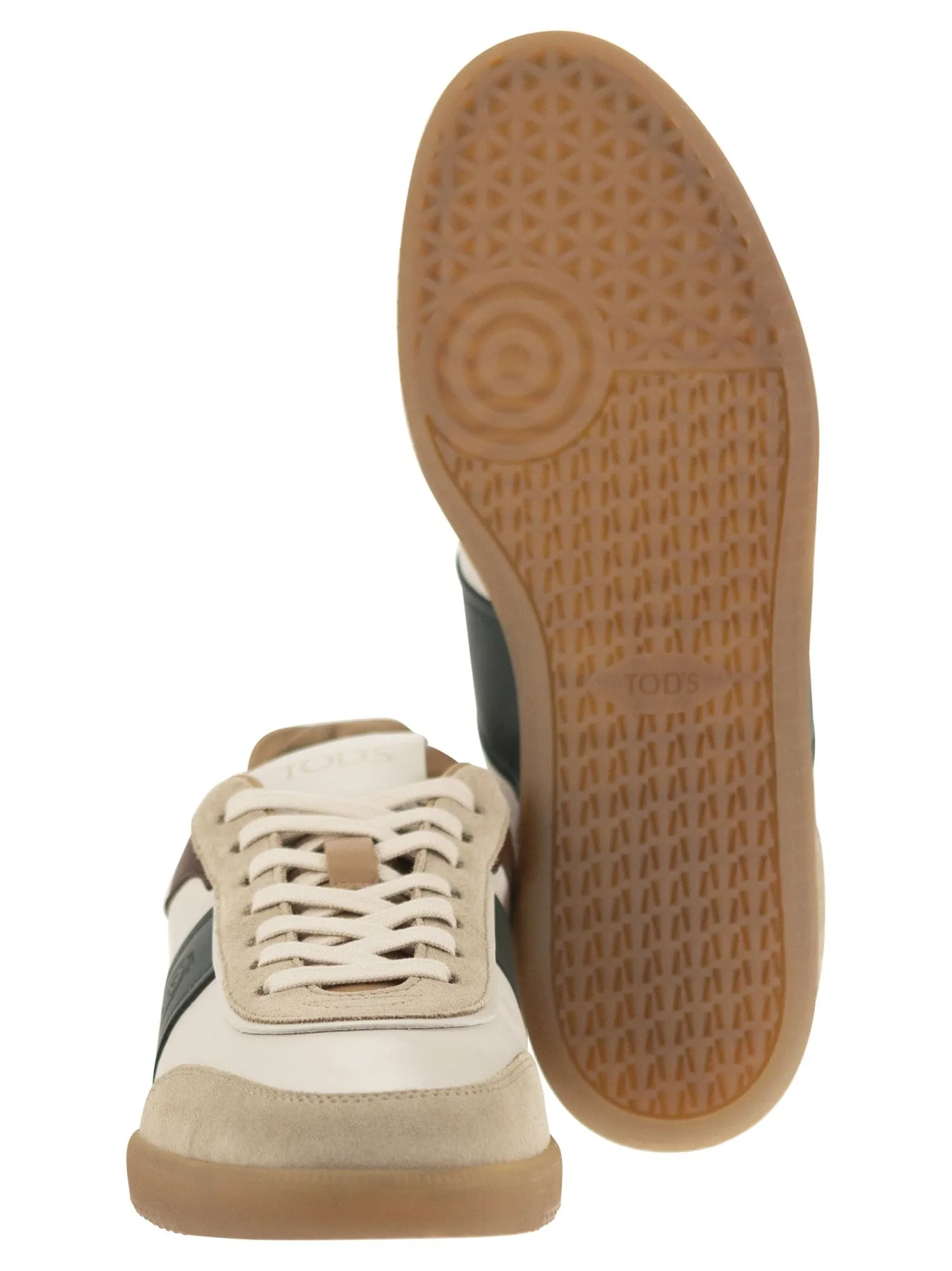 Tod's    Tod's Suede Leather Tabs Sneakers