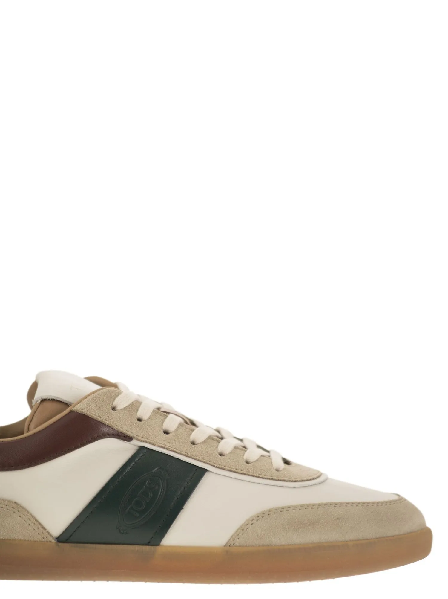 Tod's    Tod's Suede Leather Tabs Sneakers