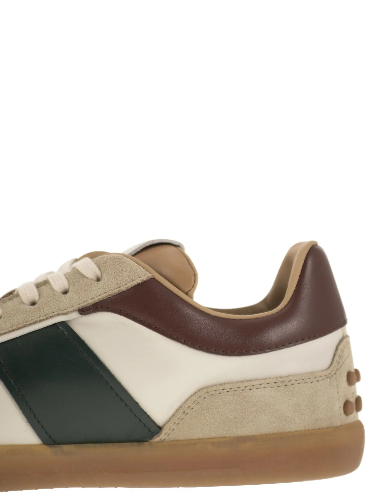 Tod's    Tod's Suede Leather Tabs Sneakers