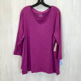 Top 3/4 Sleeve Basic By Chicos  Size: Xxl