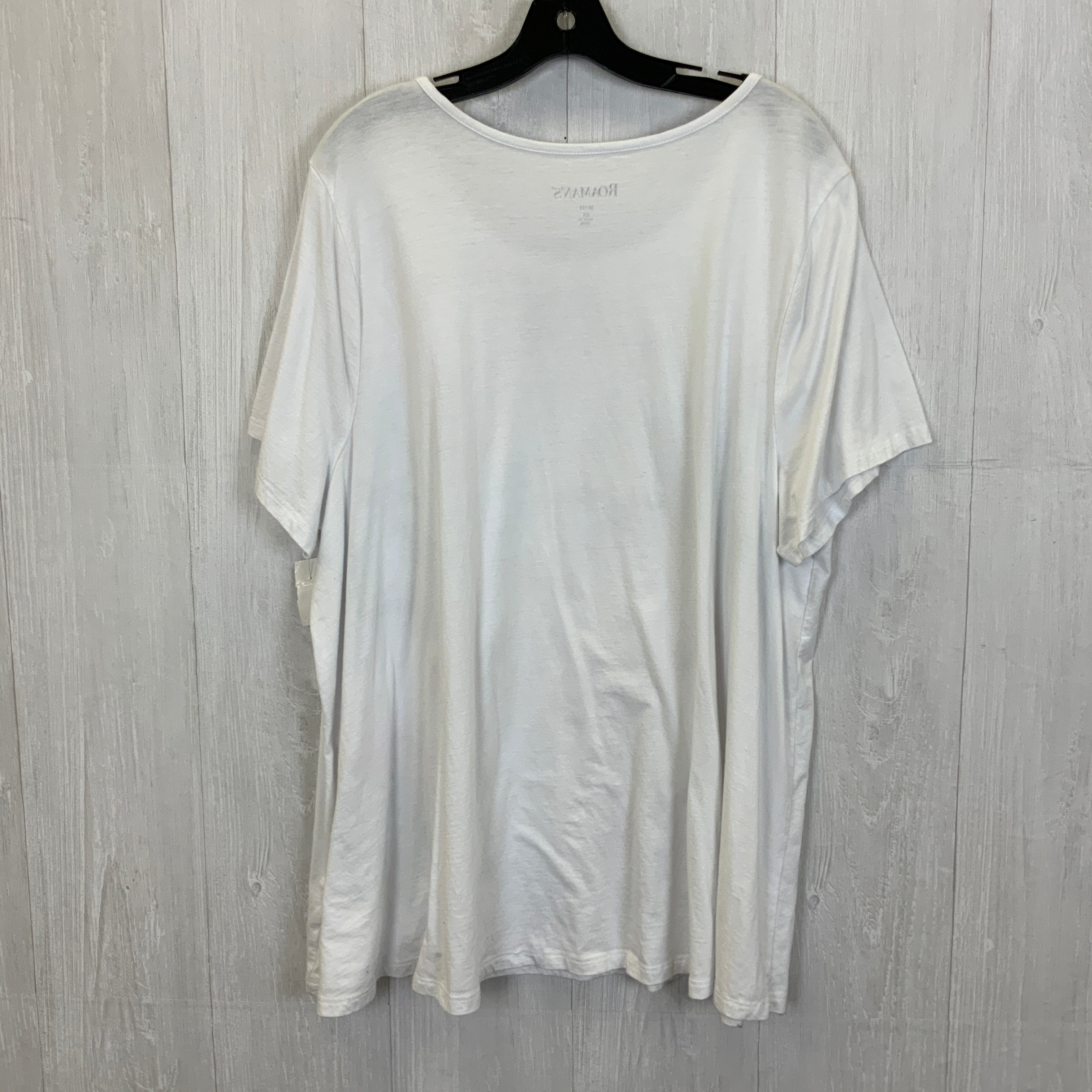 Top Short Sleeve Basic By Roamans  Size: 2x