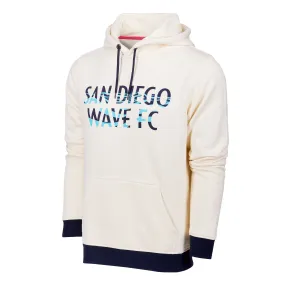 Unisex San Diego Wave FC Wavy Wordmark Hoodie