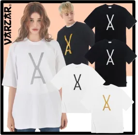 VARZAR  |Unisex Street Style Logo T-Shirts