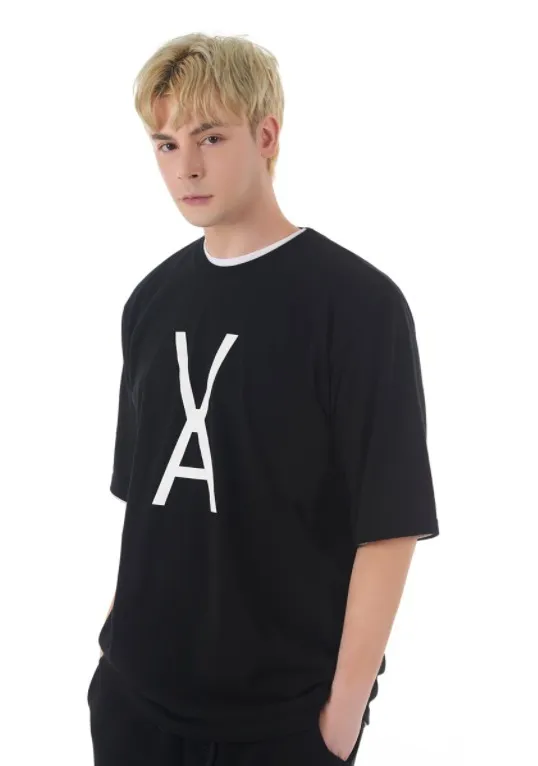 VARZAR  |Unisex Street Style Logo T-Shirts