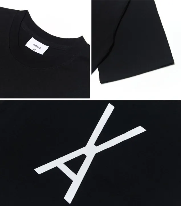 VARZAR  |Unisex Street Style Logo T-Shirts