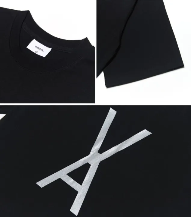 VARZAR  |Unisex Street Style Logo T-Shirts