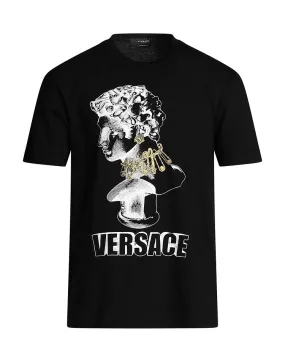 VERSACE  |Short Sleeves Logo Luxury T-Shirts