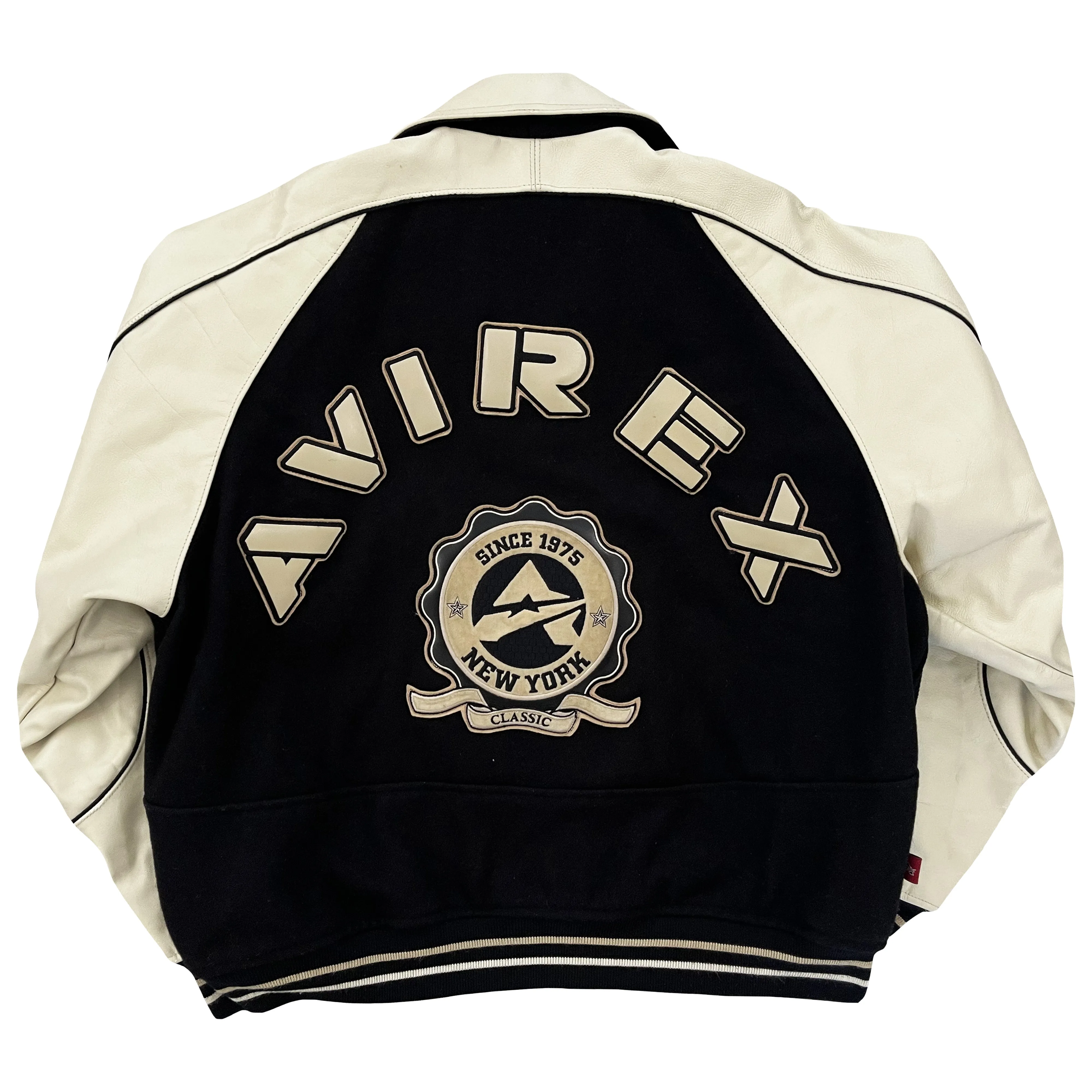 Vintage Avirex Leather Varsity Jacket