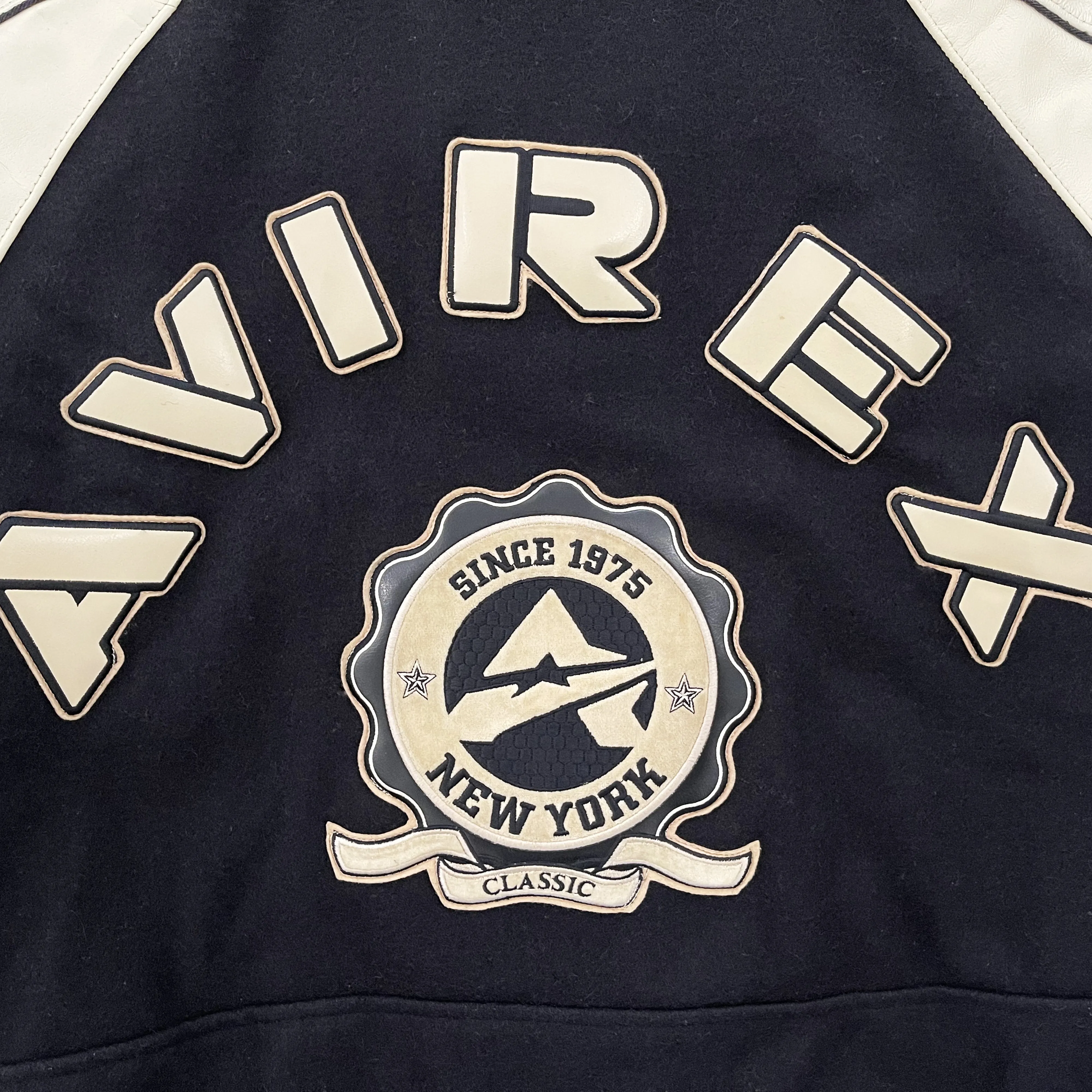 Vintage Avirex Leather Varsity Jacket