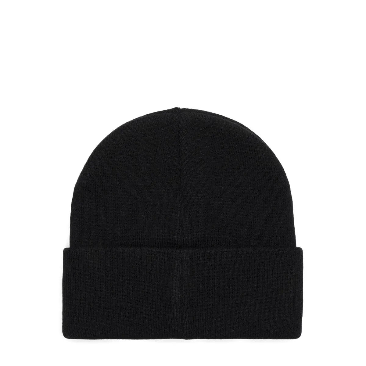 VIRGIN STAMP CUFF BEANIE Black