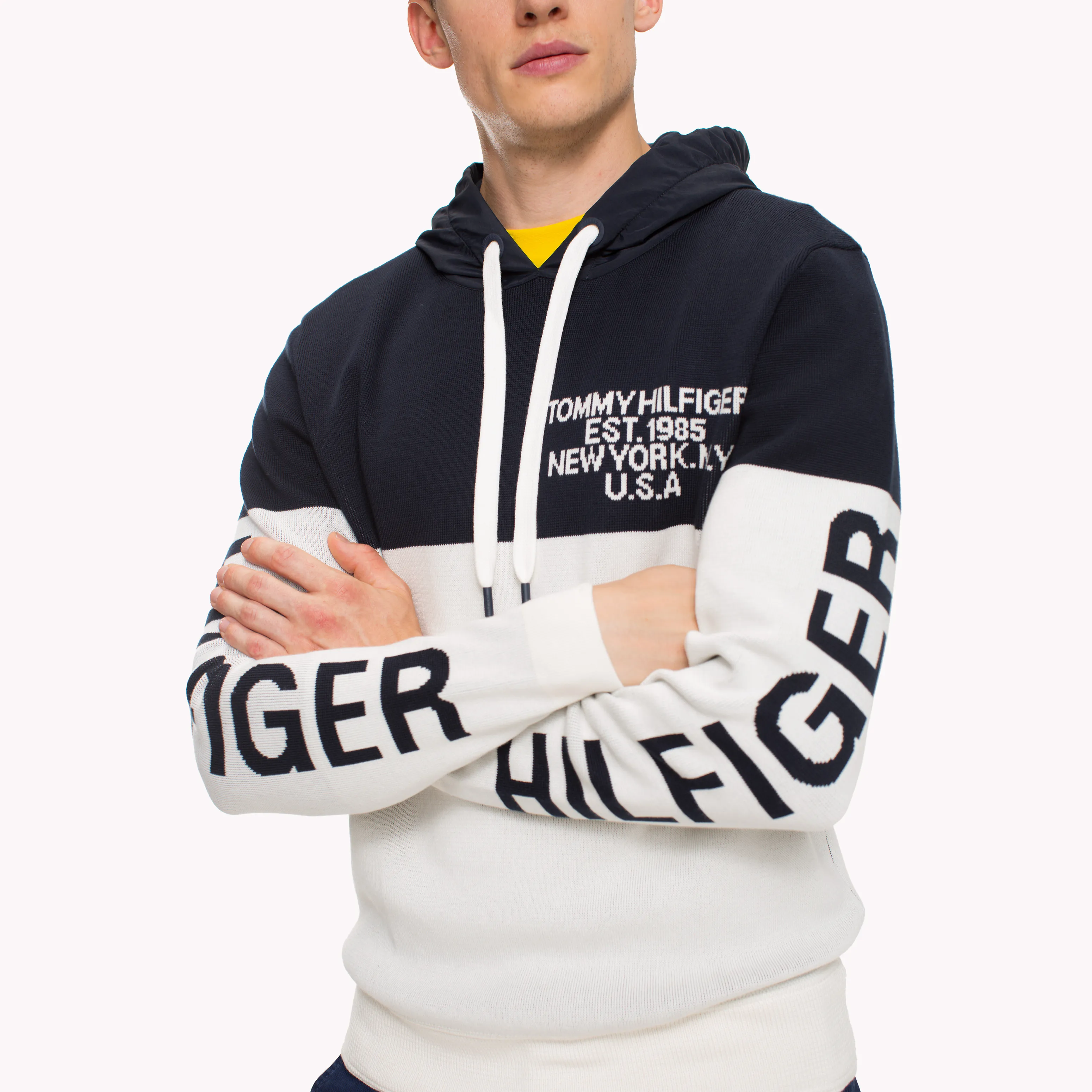 White Nautical Logo Hoody | Sweatshirts & Hoodies | Tommy Hilfiger