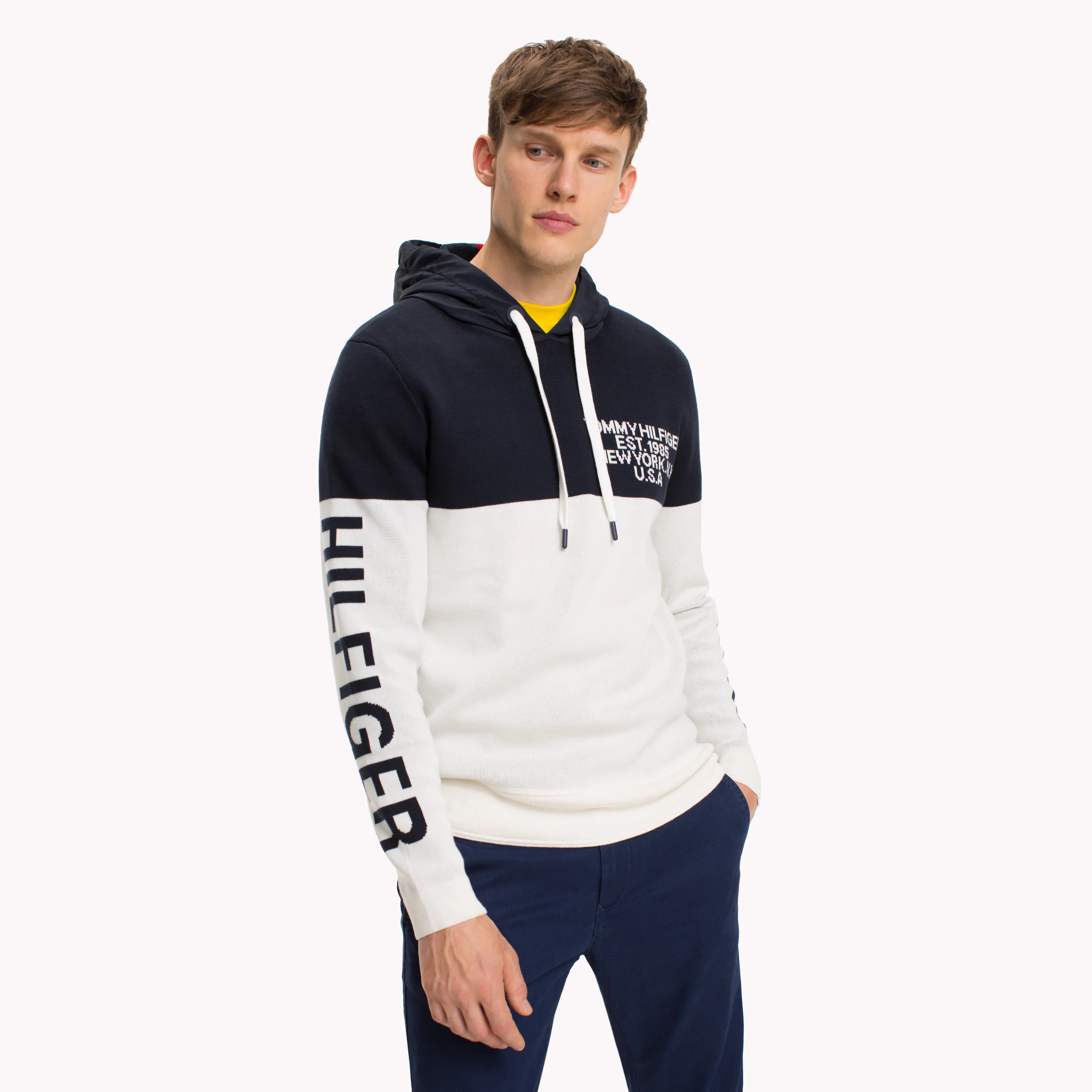 White Nautical Logo Hoody | Sweatshirts & Hoodies | Tommy Hilfiger