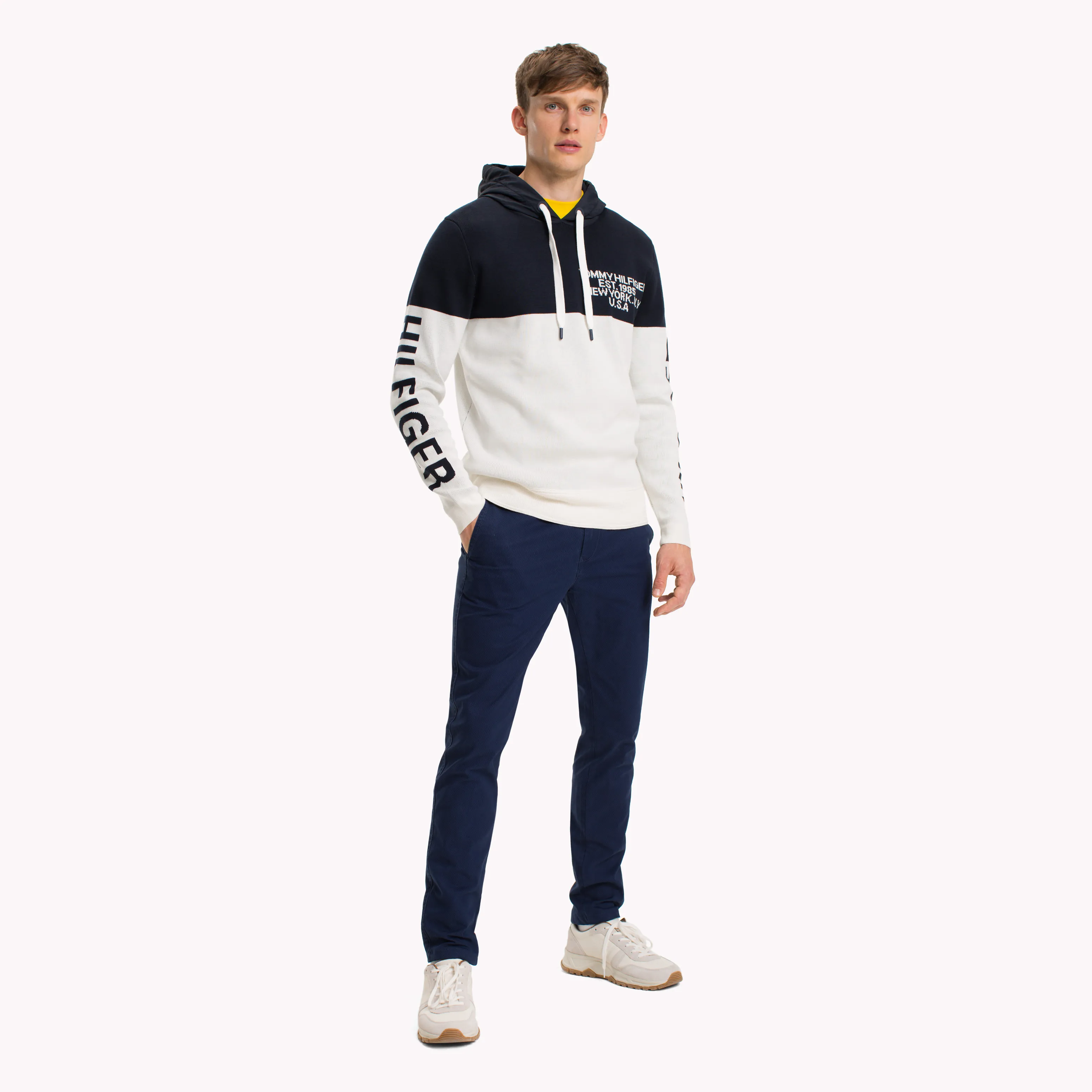 White Nautical Logo Hoody | Sweatshirts & Hoodies | Tommy Hilfiger