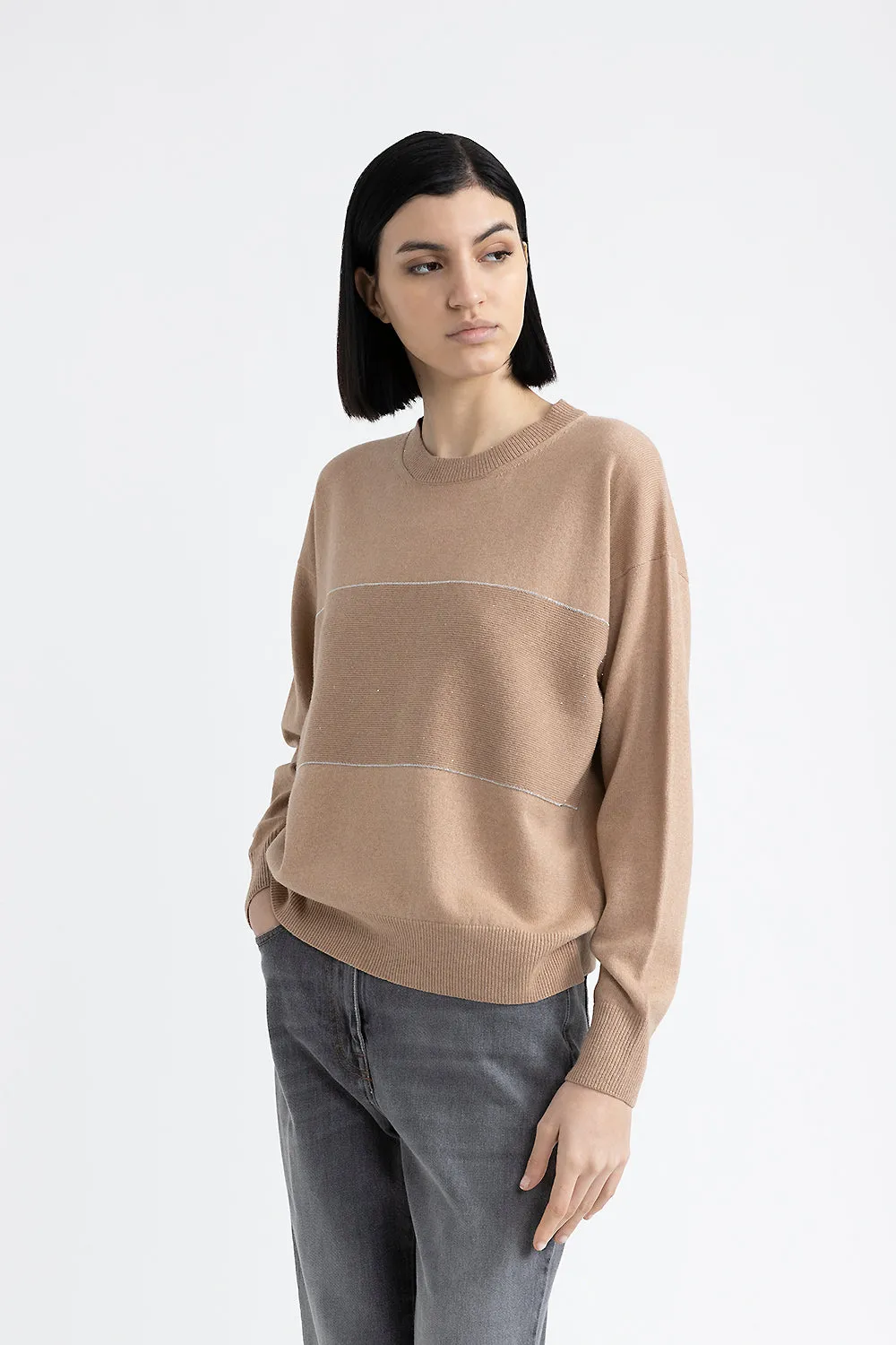 Wool, silk, cashmere sweater