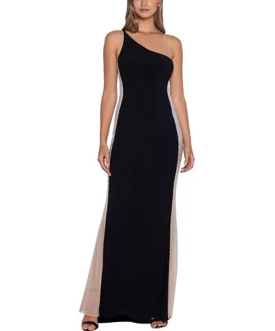 Xscape Petites Womens Embellished Polyester Evening Dress