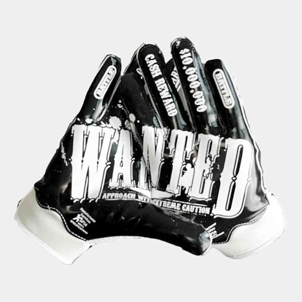 Youth Wanted Doom Receiver Football Gloves